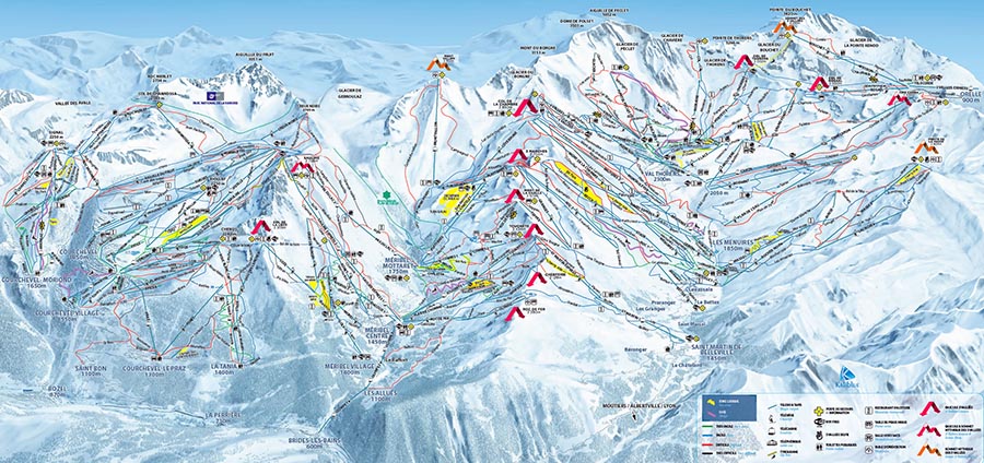 Skiing In Meribel And The Three Valleys With Purple Ski